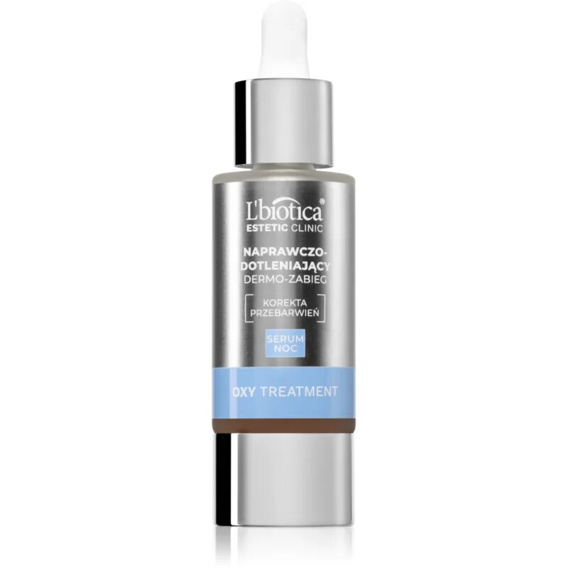 L’biotica Estetic Clinic Oxy Treatment éjszakai megújító szérum antioxidáns hatású 30 ml