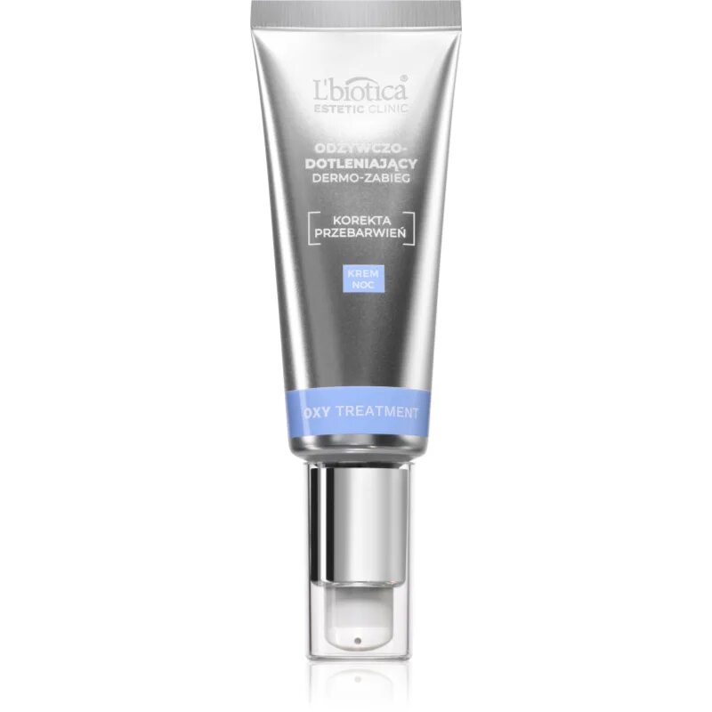 L’biotica Estetic Clinic Oxy Treatment regeneráló és oxigenizáló éjszakai ápolás az élénk bőrért 35 ml