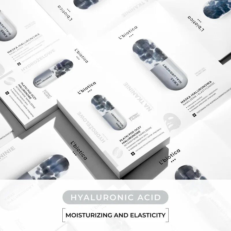 L’biotica Eye Patches Hyaluronic intenzív hidratáló maszk a szem köré 3x2 db