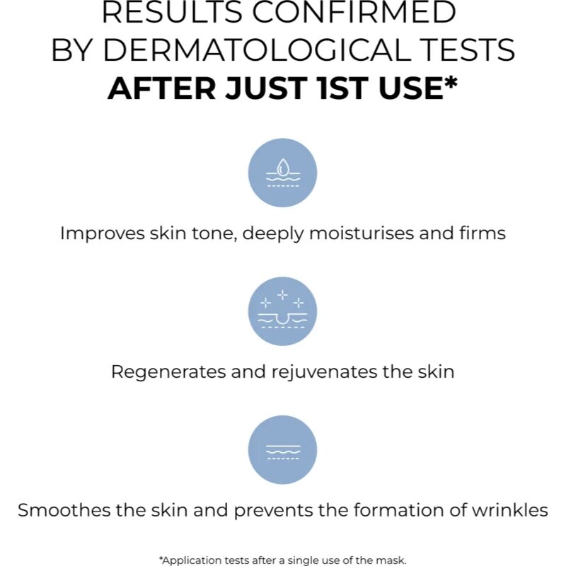L’biotica Masks Collagen Platinium arcmaszk kollagénnel 23 ml