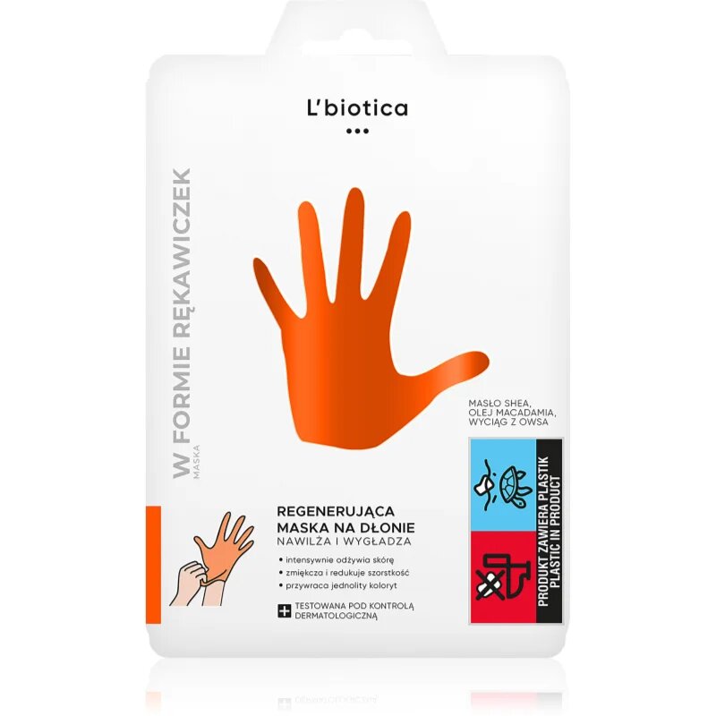 L’biotica Masks regeneráló kézmaksz kesztyűben 26 g