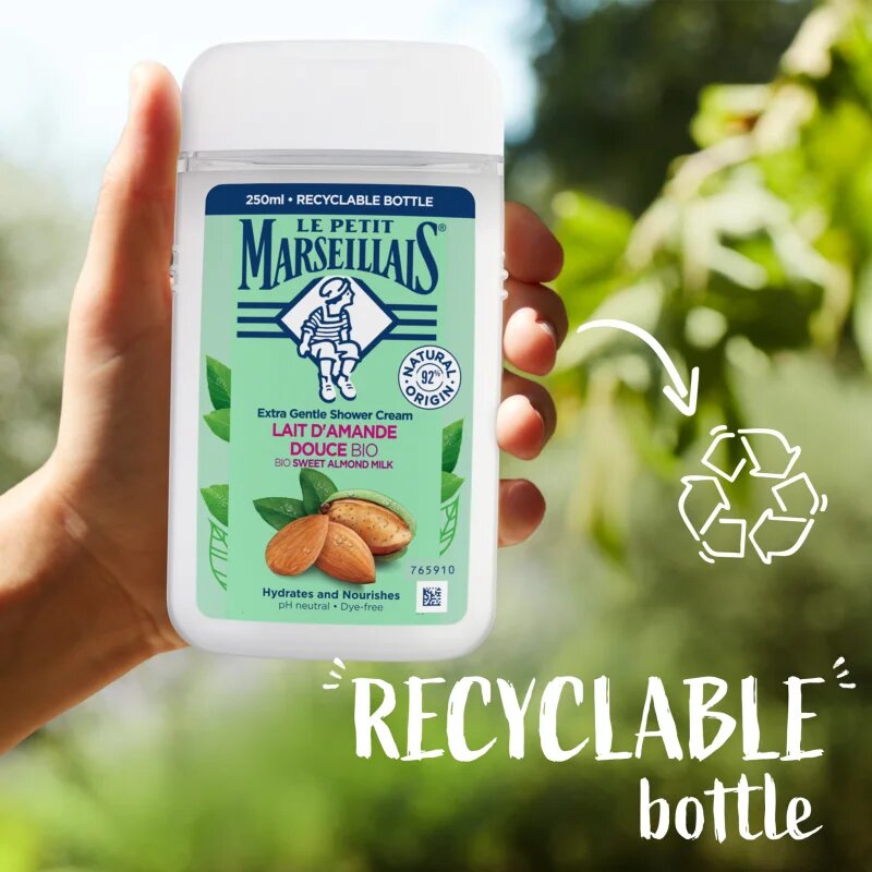 Le Petit Marseillais Sweet Almond Milk BIO krémes tusoló gél 250 ml