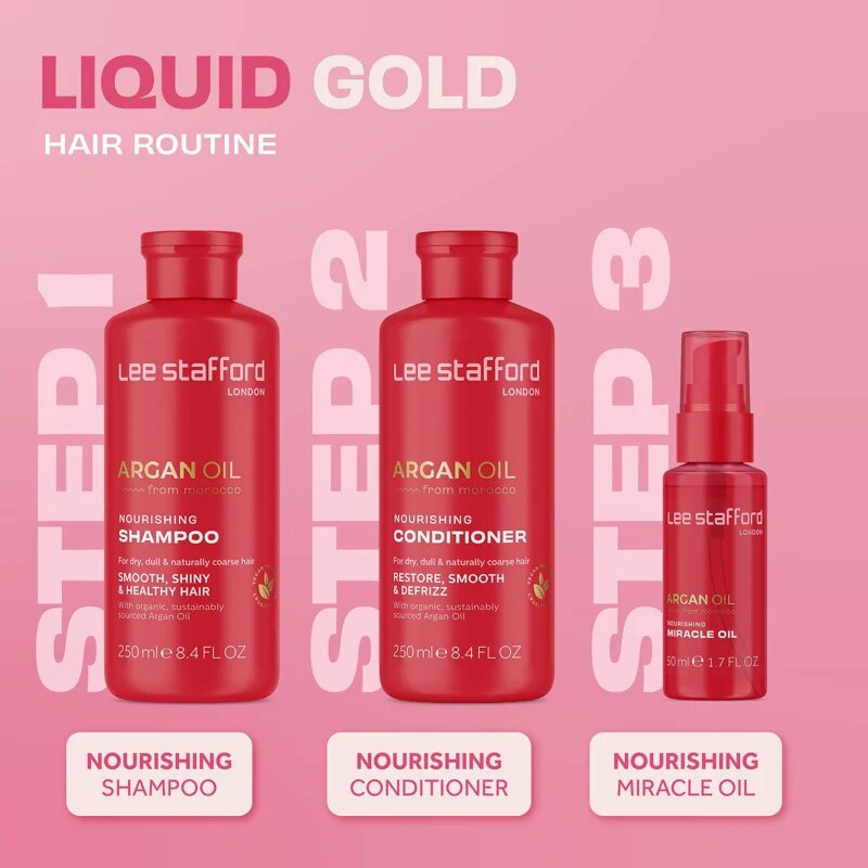 Lee Stafford Argan Oil Nourishing Miracle Oil tápláló olaj hajra 50 ml