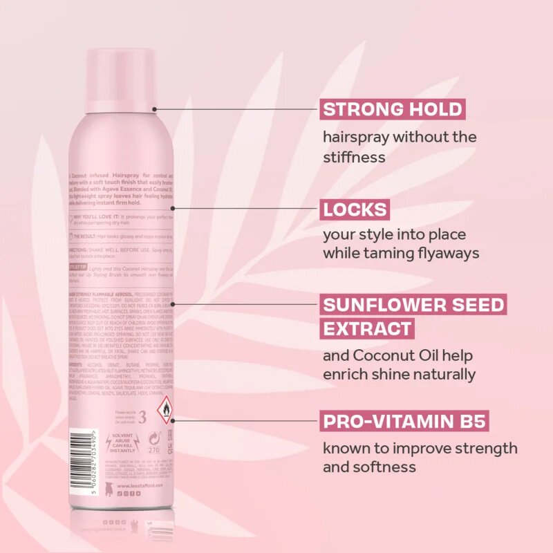 Lee Stafford CoCo LoCo Agave hajlakk erős fixálás 250 ml