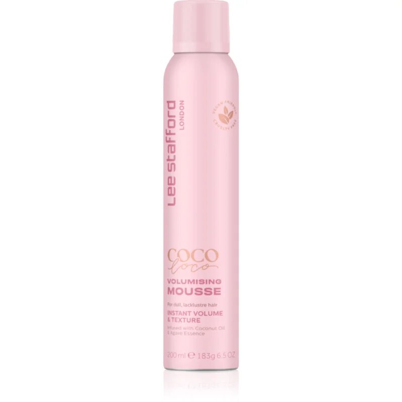 Lee Stafford CoCo LoCo Agave luxus térfogatnövelő hab finom és lesimuló hajra 200 ml