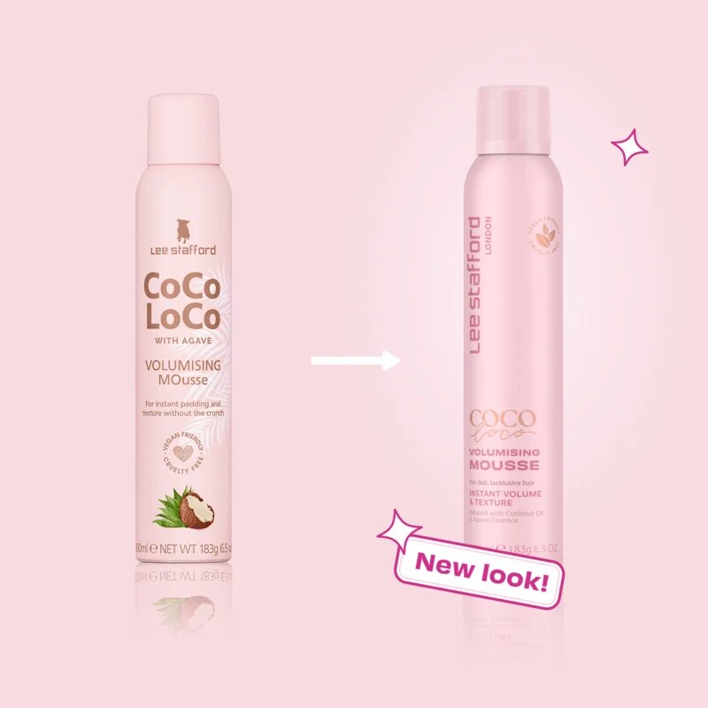 Lee Stafford CoCo LoCo Agave luxus térfogatnövelő hab finom és lesimuló hajra 200 ml