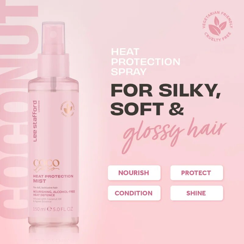 Lee Stafford CoCo LoCo Agave permet a hajformázáshoz melyhez magas hőfokot használunk 150 ml