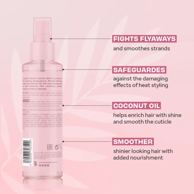 Lee Stafford CoCo LoCo Agave permet a hajformázáshoz melyhez magas hőfokot használunk 150 ml