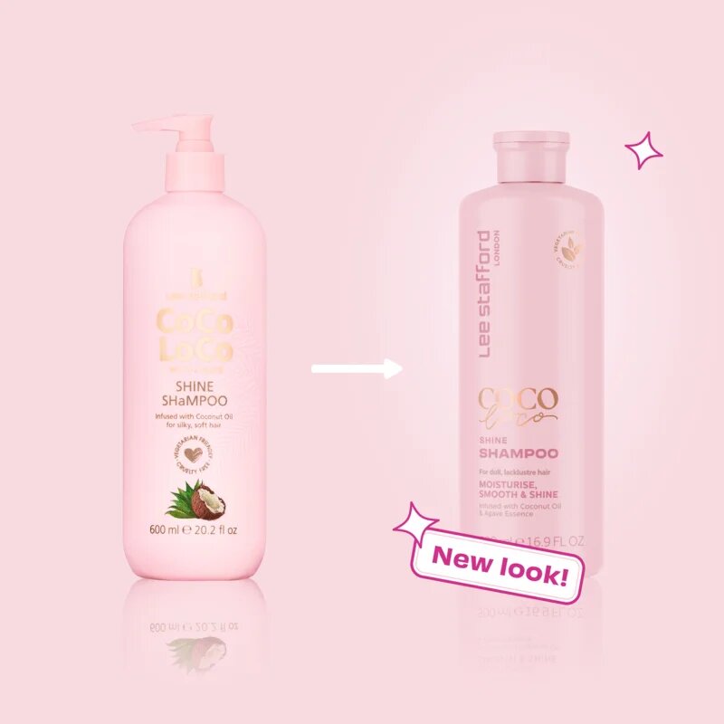 Lee Stafford CoCo LoCo Agave sampon mindennapi használatra a fénylő és selymes hajért 500 ml