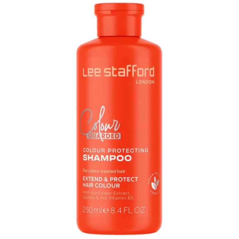 Lee Stafford Colour Guarded Colour Protecting Shampoo tisztító sampon szulfát és parabén nélkül 250 ml