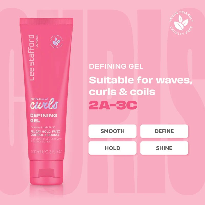 Lee Stafford For The Love Of Curls Defining Gel hajzselé az alakért és formáért 100 ml
