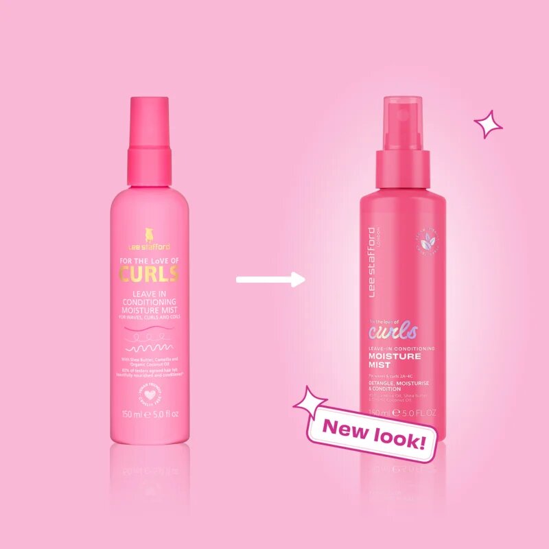 Lee Stafford For The Love Of Curls Leave In Conditioning Moisture Mist öblítést nem igénylő spray kondicionáló göndör hajra 150 ml