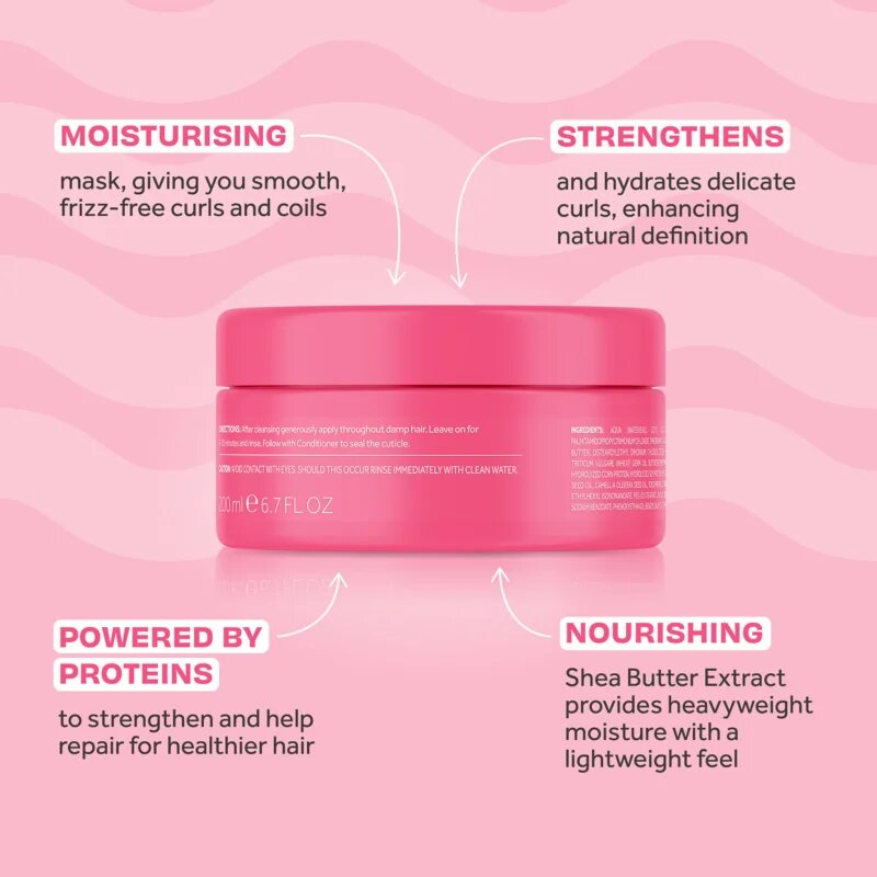 Lee Stafford For The Love Of Curls Treatment Mask maszk göndör hajra 200 ml