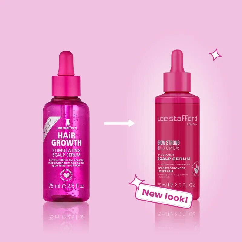 Lee Stafford Grow Strong & Long Stimulating Scalp Serum erősítő szérum a haj növekedésének elősegítésére 75 ml