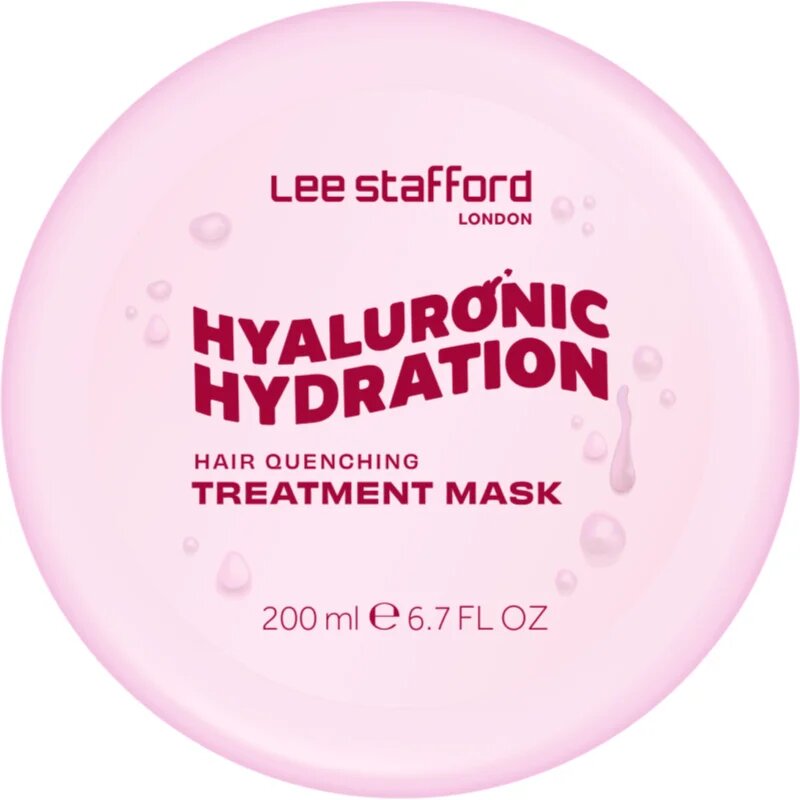 Lee Stafford Hyaluronic Hydration Hair Quenching Treatment Mask hidratáló maszk hajra 250 ml