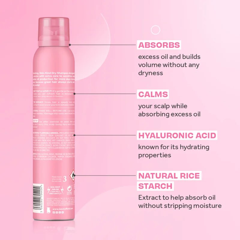 Lee Stafford Scalp Love Skin-Kind száraz sampon nyugtató hatással 200 ml