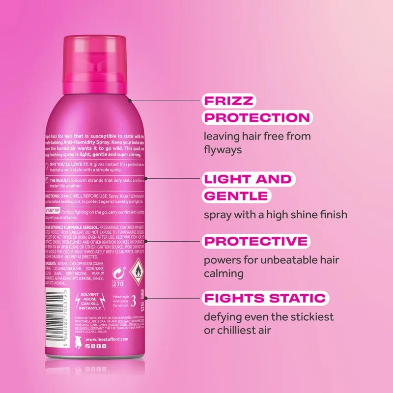 Lee Stafford Styling Dehumidifier Anti-Frizz Spray haj spray töredezés ellen 200 ml