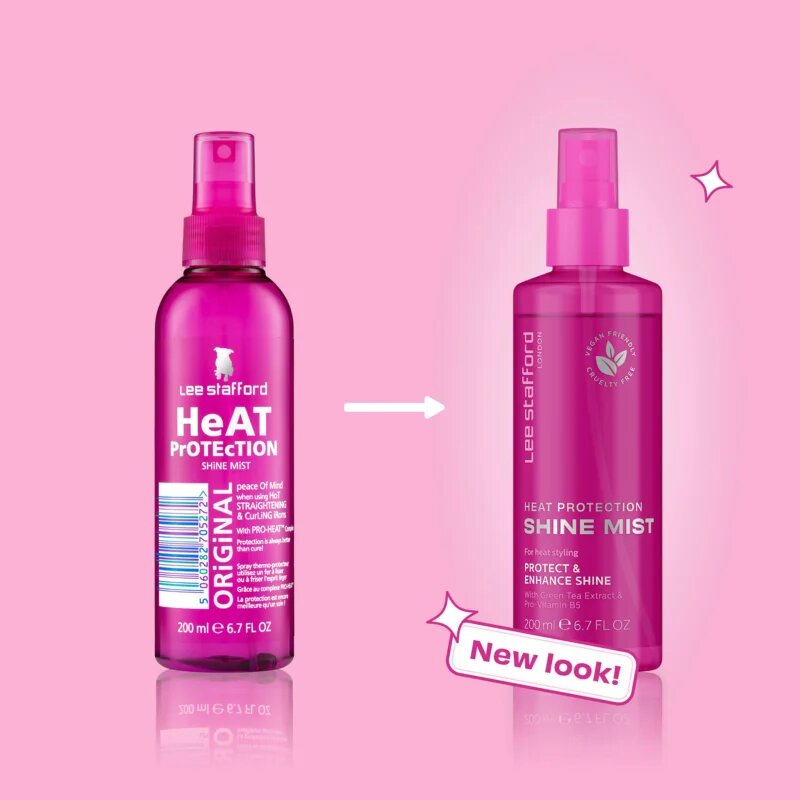 Lee Stafford Styling Heat Protection Shine Mist hővédő spray hajra 200 ml
