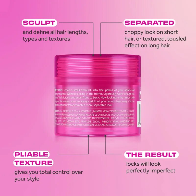 Lee Stafford Styling Messed Up Putty formázó paszta 50 ml