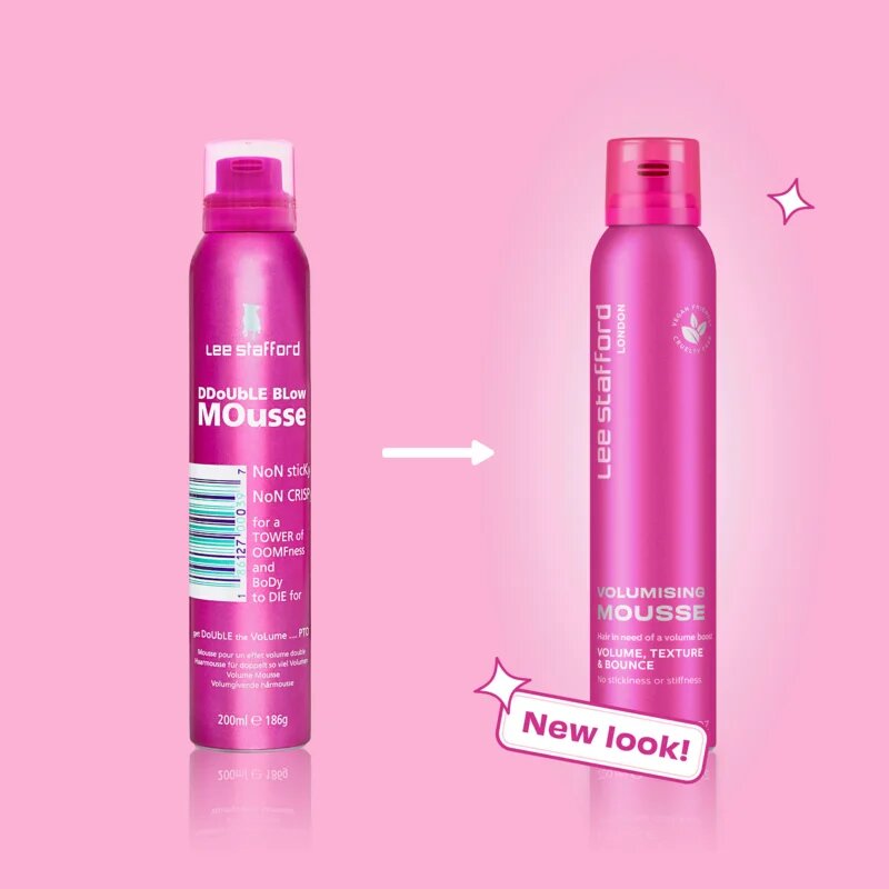 Lee Stafford Styling Volumising Mousse fixáló hab a dús hatásért 200 ml