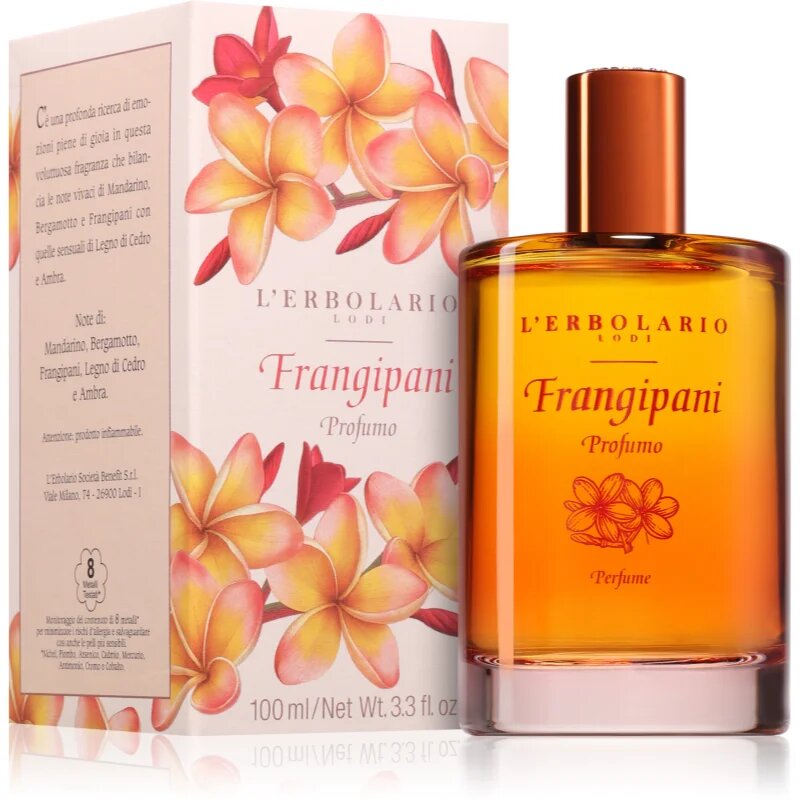 L'ERBOLARIO Frangipani Eau de Parfum hölgyeknek 100 ml