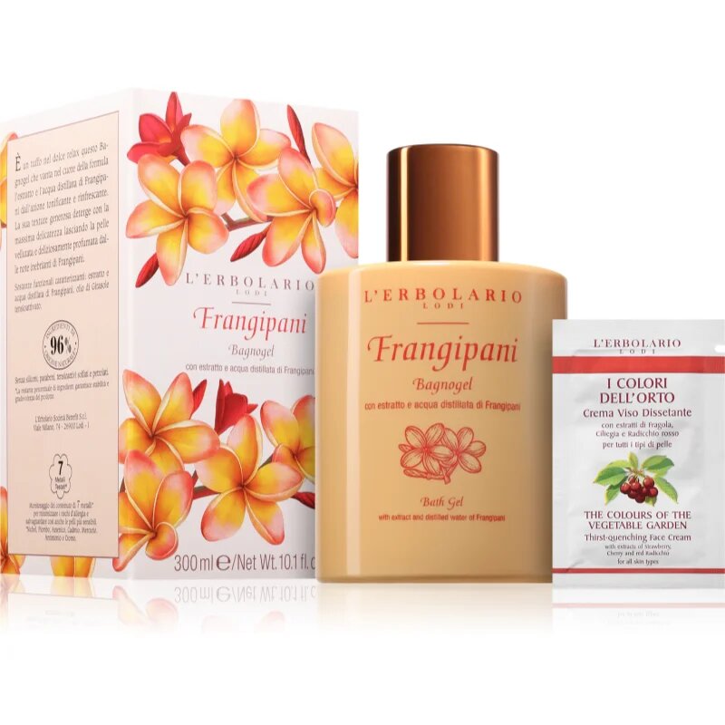 L'ERBOLARIO Frangipani tusfürdő gél 300 ml