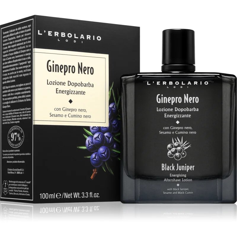 L'ERBOLARIO Ginepro Nero borotválkozás utáni arcvíz 100 ml