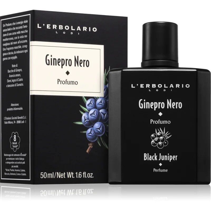 L'ERBOLARIO Ginepro Nero Eau de Parfum uraknak 50 ml
