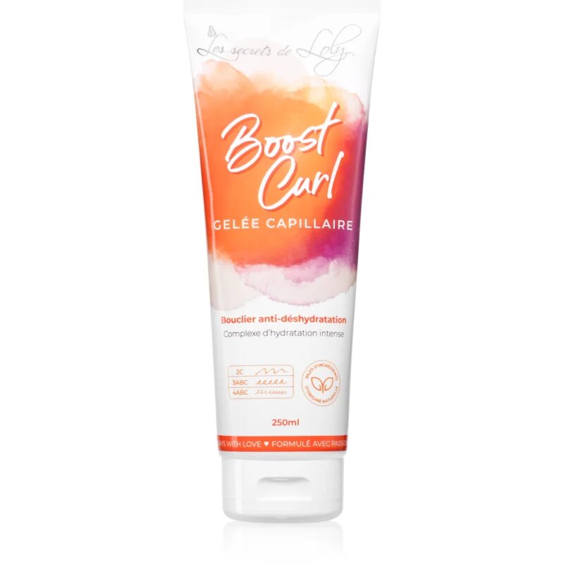 Les Secrets De Loly Boost Curl styling gél hidratáló hatással 250 ml
