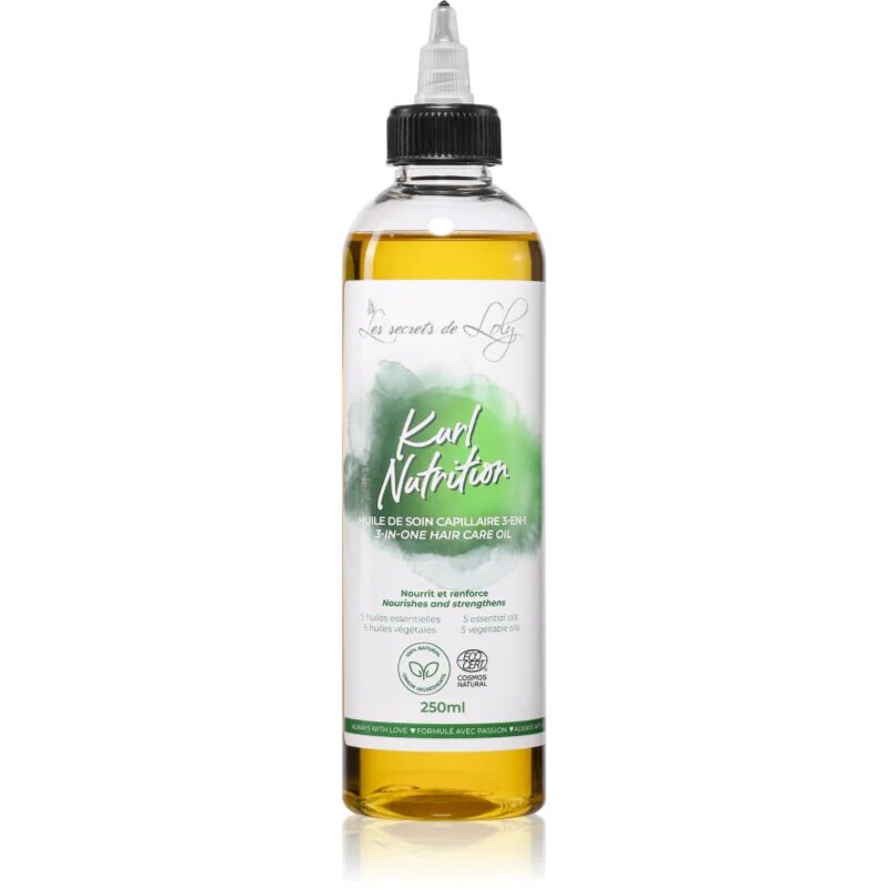 Les Secrets De Loly Kurl Nutrition növekedést serkentő szérum a hullámos és göndör hajra 250 ml