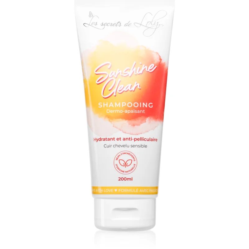 Les Secrets De Loly Sunshine Clean tápláló sampon érzékeny fejbőrre 200 ml