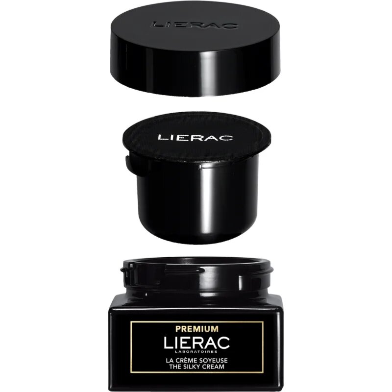 Lierac Premium The Silky Cream selymesen finom krém az öregedés jelei ellen utántöltő 50 ml