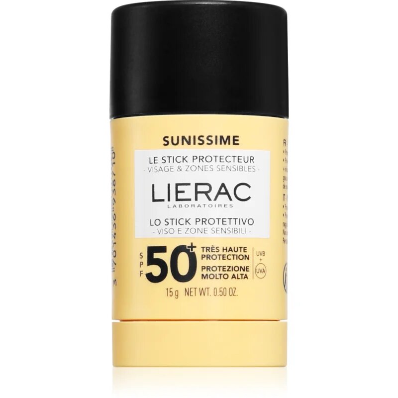 Lierac Sunissime The Protective Sun Stick SPF 50+ védőkrém stift SPF 50+ 15 ml