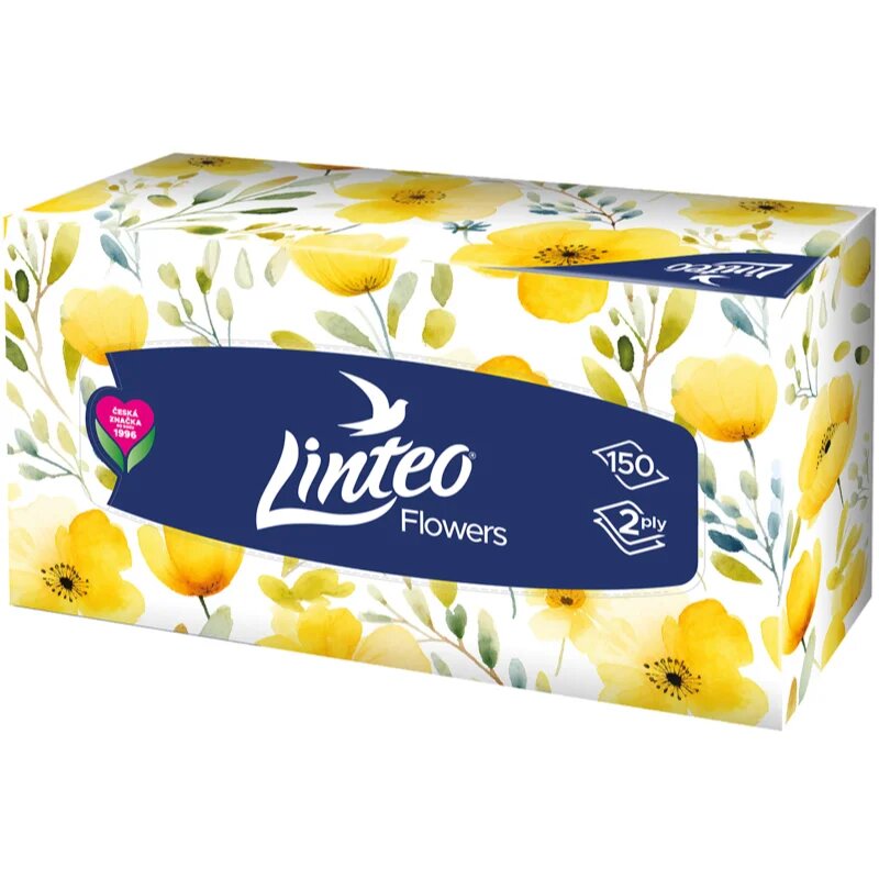 Linteo Paper Tissues Two-ply Paper 150 pcs per box papírzsebkendő 150 db