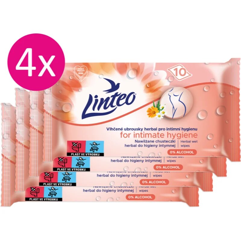 Linteo Personal hygiene nedves törlőkendők