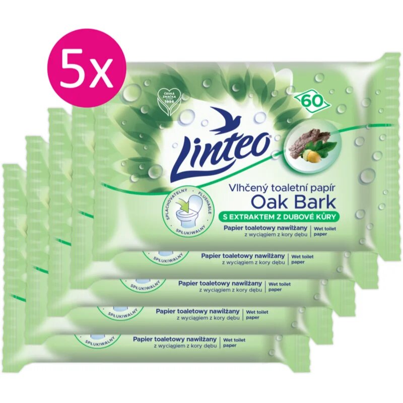 Linteo Wet Toilet Paper nedves WC papír 60x5 db