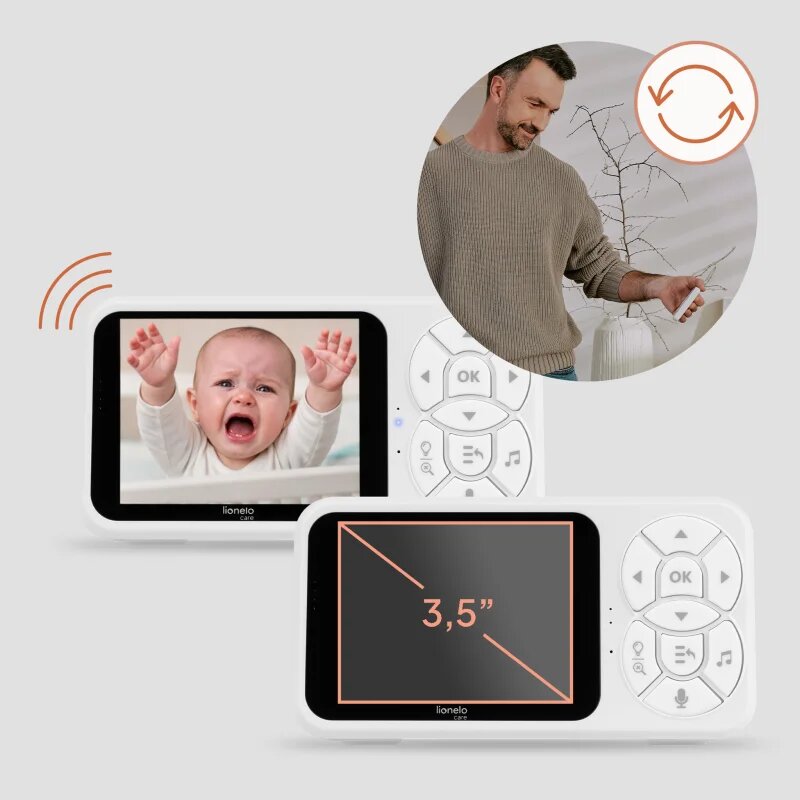 Lionelo BABYLINE 3.4 kamerás bébiőr 1 db