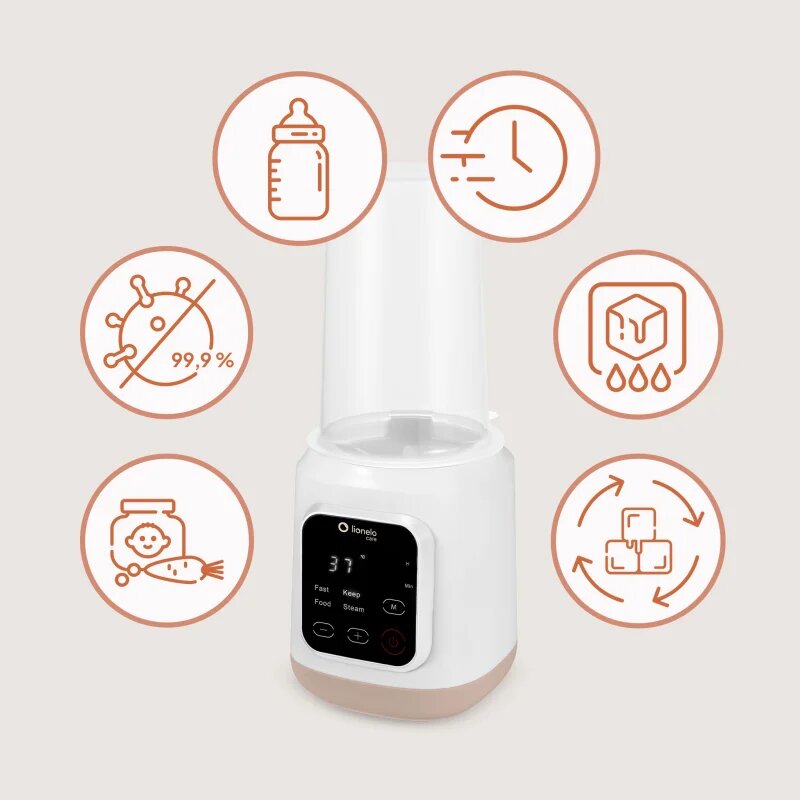 Lionelo Thermup 3.0 cumisüveg-melegítő és -sterilizáló 1 db