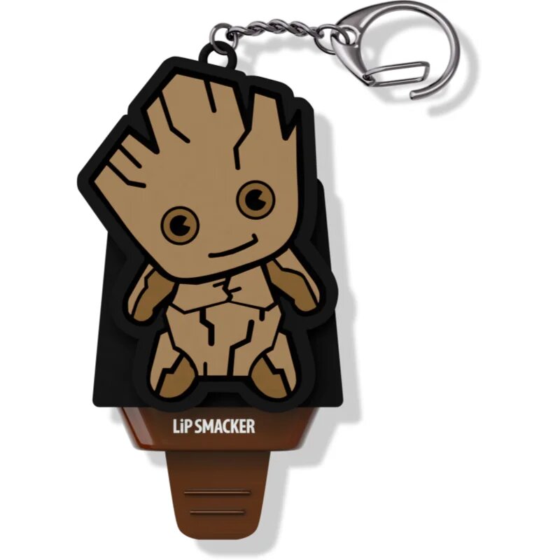 Lip Smacker Marvel Guardians of the Galaxy kulcstartó balzsammal gyermekeknek Groot (Root Beer Float) 58 g