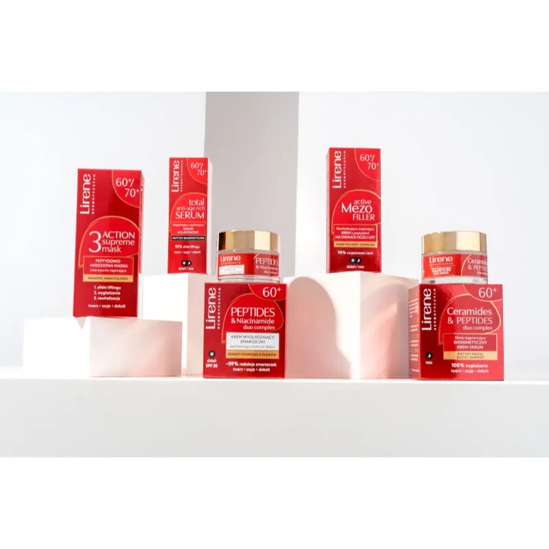 Lirene Active Mezo Filler 60+ szem és ajak krém lifting hatással 15 ml