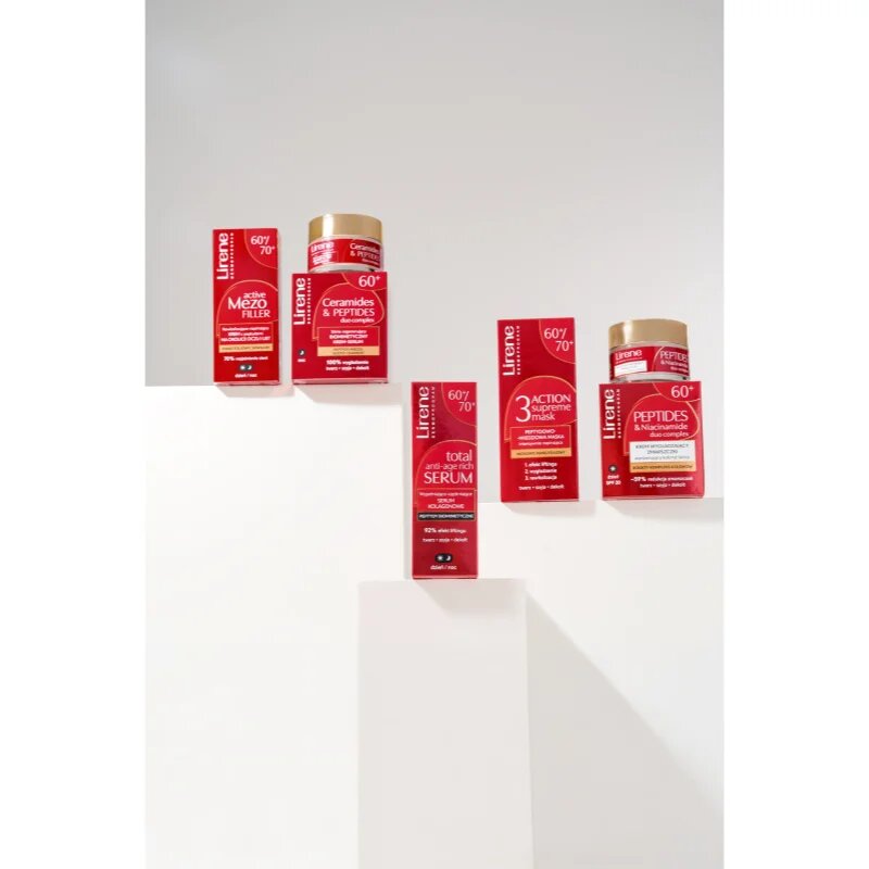Lirene Active Mezo Filler 60+ szem és ajak krém lifting hatással 15 ml