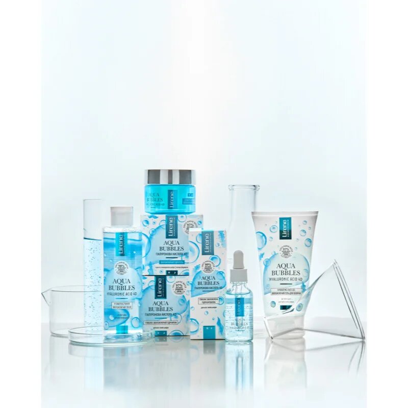 Lirene Aqua Bubbles mélyen hidratáló krém Nappali és éjjeli ápolás 50 ml