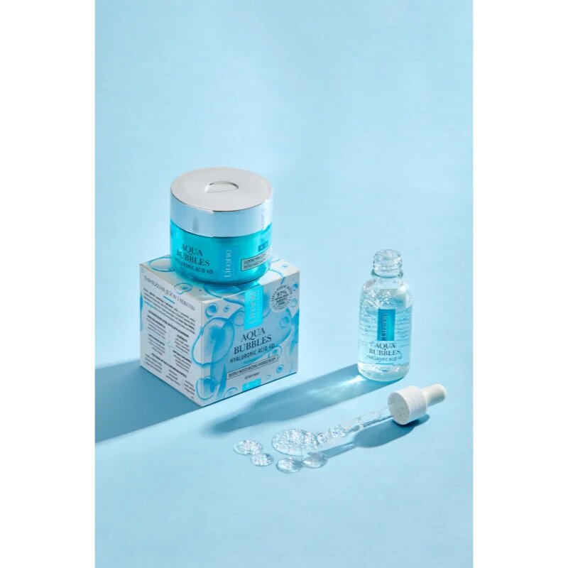 Lirene Aqua Bubbles mélyen hidratáló krém Nappali és éjjeli ápolás 50 ml