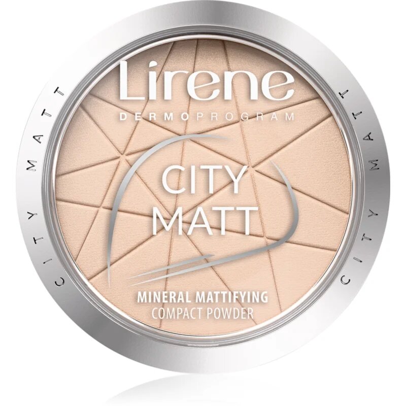 Lirene City Matt mattító púder árnyalat 01 Transparent 9 g