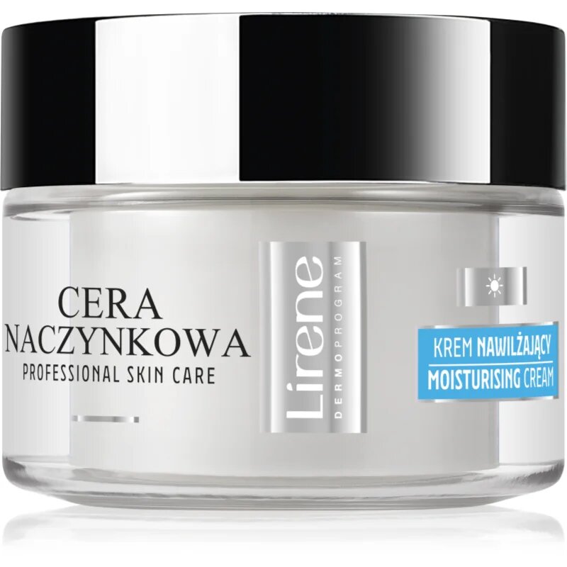 Lirene Face Cream nappali hidratáló krém az érzékeny vörösödésre hajlamos bőrre 50 ml