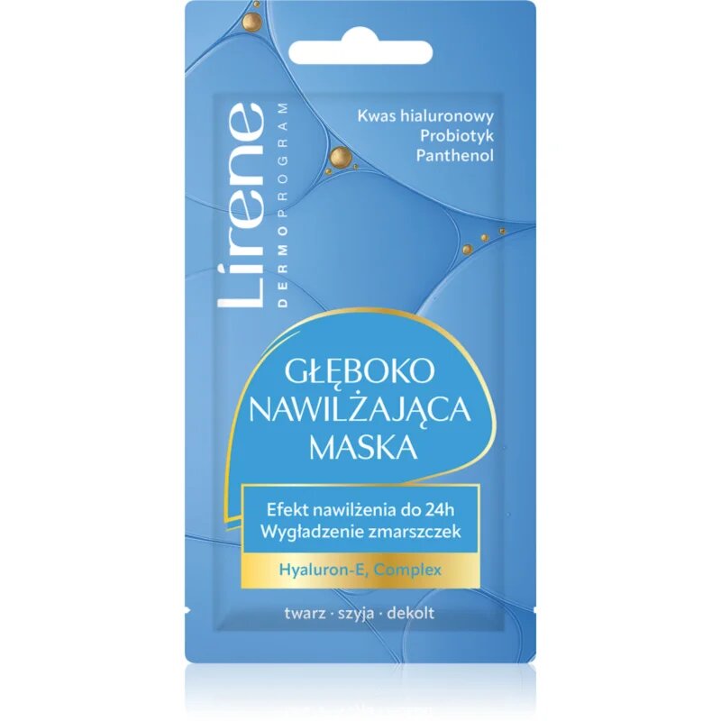 Lirene Face Mask Hyaluron-E Complex mélyhidratáló maszk 8 ml