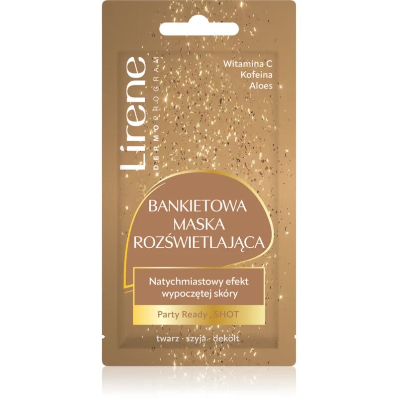 Lirene Face Mask Party Ready Shot élénkítő maszk 8 ml