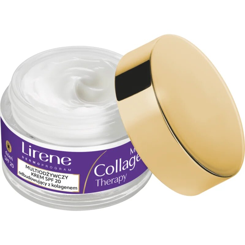Lirene Mezo Collagen Therapy 70+ tápláló nappali krém érett bőrre SPF 20 50 ml