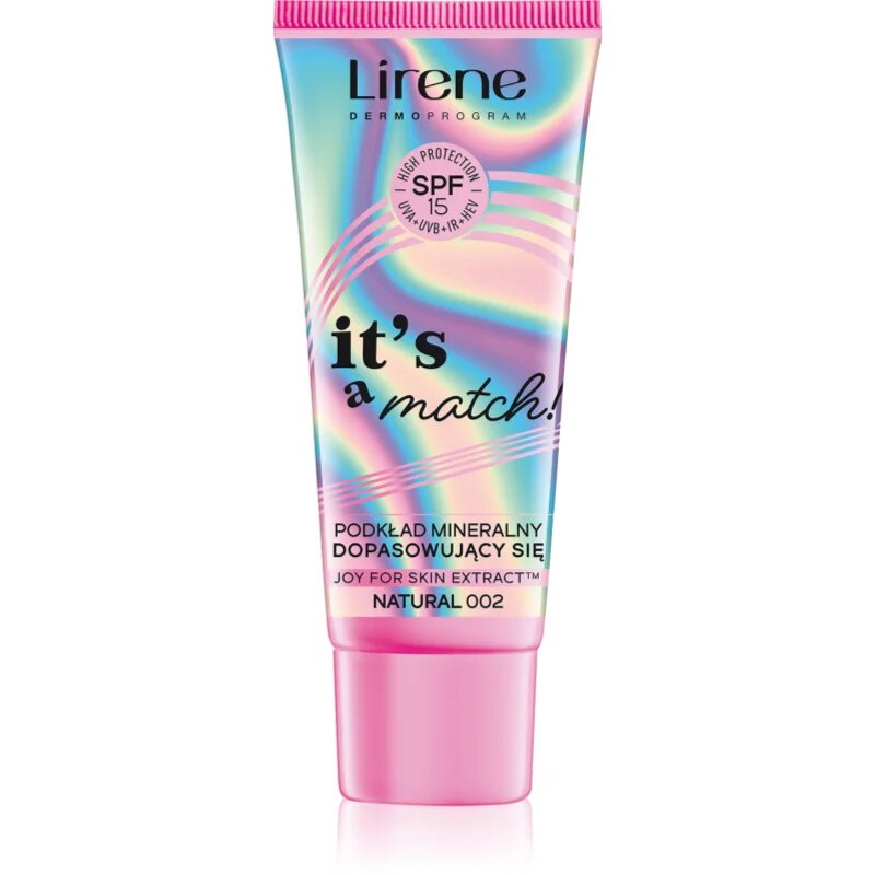 Lirene Mineral krém ásványi anyagokkal SPF 15 természetes pod make-up 30 ml