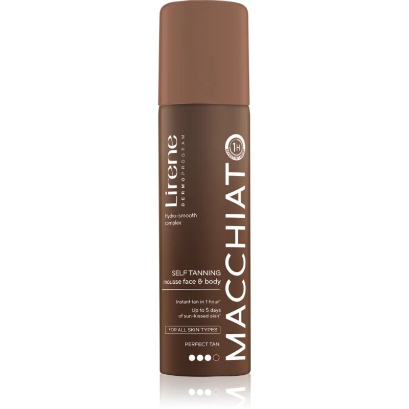 Lirene Perfect Tan önbarnító hab arcra és testre 150 ml